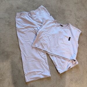 Vans Bryn Pale Lavender Sweatpants and Top, Size XL